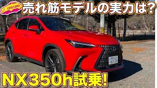 レクサス新型NX350h 、売れ筋モデルの実力はいかに？　ラブカーズTV 河口まなぶ が試乗レビュー！
